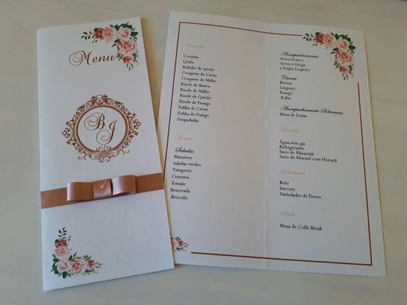 Menu Casamento