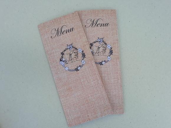 menu casamento rustico