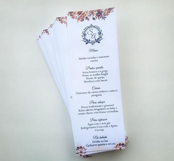 Menu de Casamento