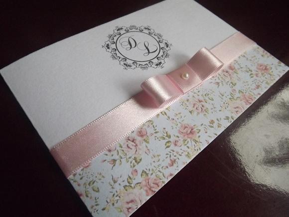 Mini Convite de casamento