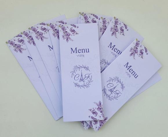 Menu de Casamento