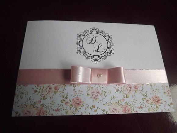 Mini Convite de casamento