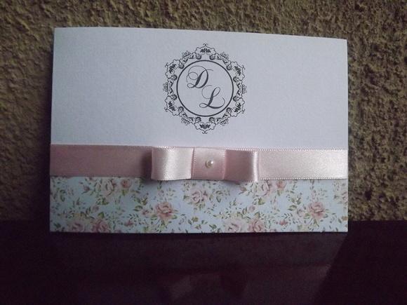 Mini Convite de casamento