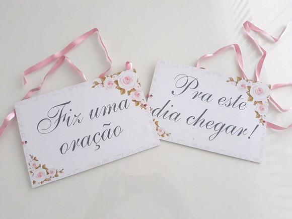 Placa para Cadeira Personalizada (PAR)
