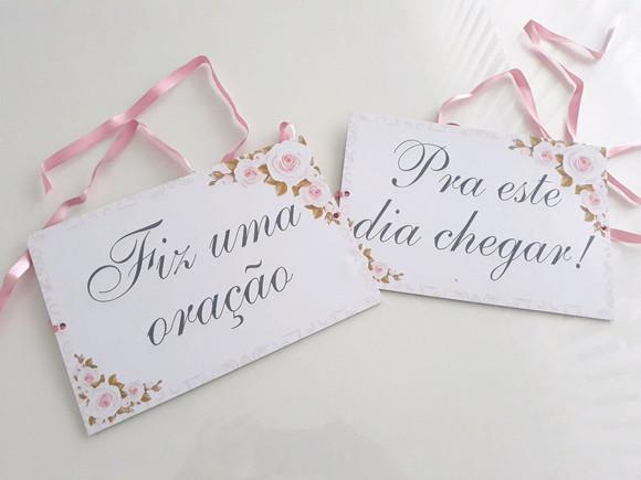 Placa para Cadeira Personalizada (PAR)