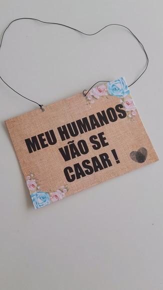 Placa la vem a noiva