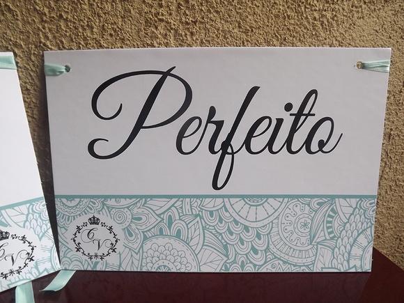 Placa para Cadeira Personalizada (PAR)
