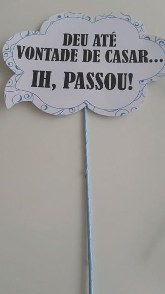 Plaquinhas divertidas