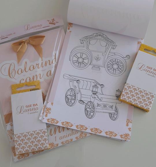 Revista De Colorir Personalizada