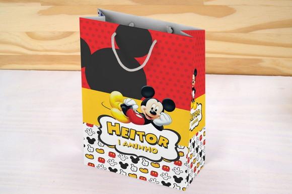 Sacolinha de Papel Mickey