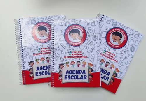 Agenda Escolar Personalizada Volta as Aulas