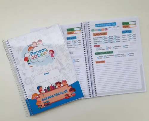 Agenda Escolar Personalizada Volta as Aulas
