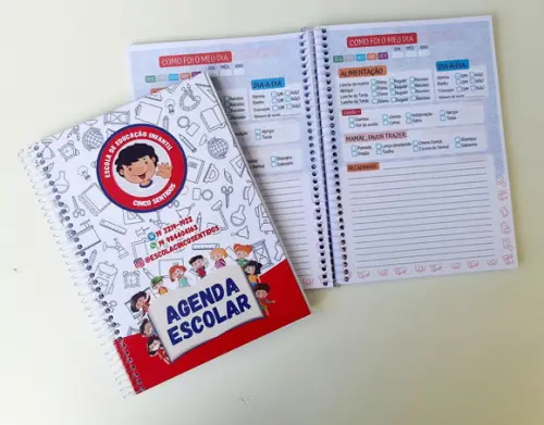 Agenda Escolar Personalizada Volta as Aulas