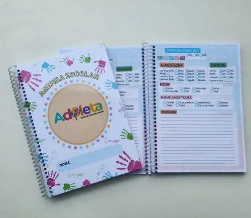 Agenda Escolar Personalizada Volta as Aulas