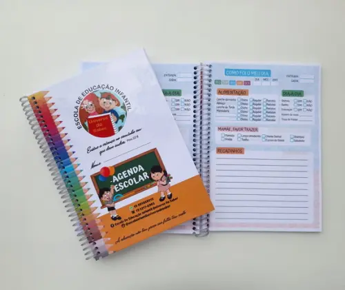 Agenda Escolar Personalizada Volta as Aulas