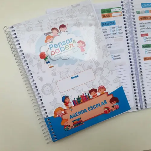 Agenda Escolar Personalizada Volta as Aulas