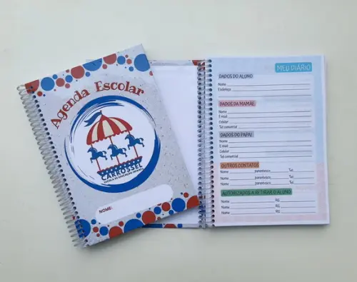 Agenda Escolar Personalizada Volta as Aulas