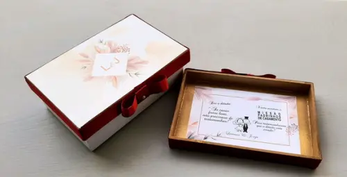 Caixa de Casamento boho