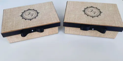 Caixa de Casamento mdf com Vinil