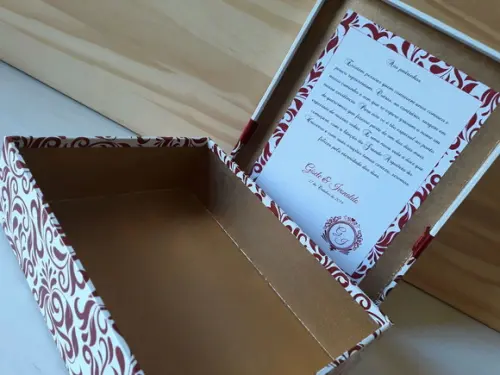 caixa para padrinhos grande
