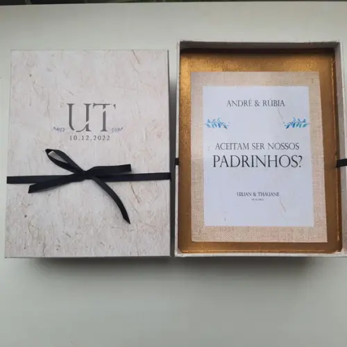 Caixa Para Padrinhos Grande