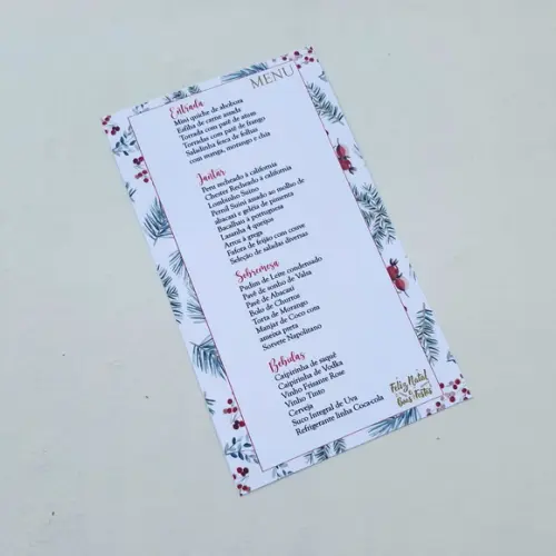 Cardapio de Natal