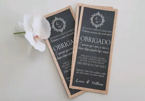 Cartão de Agradecimento