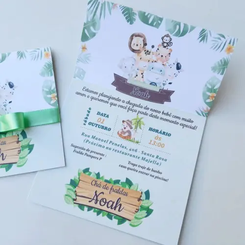 Chá De Bebê Safari Promoção