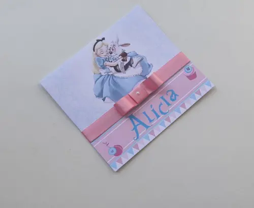 Convite ALICE NO PAIS DAS MARAVILHAS