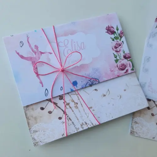 Convite Bailarina Promoção