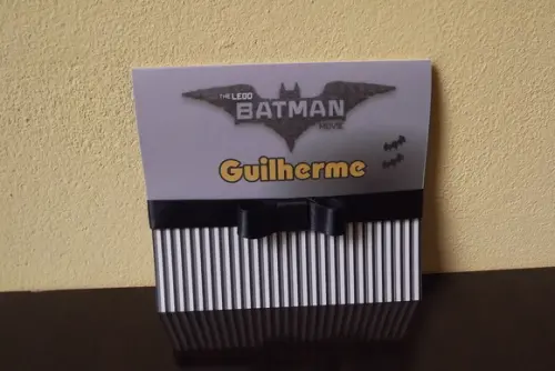 Convite Batman Lego