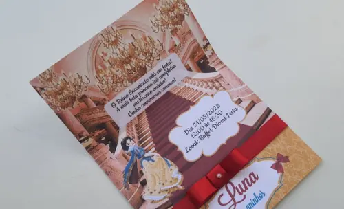 Convite Branca de Neve
