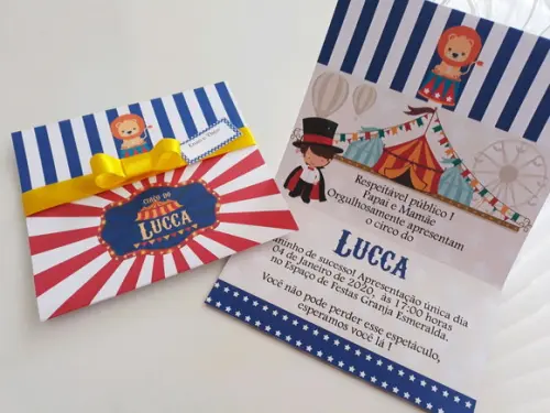 Convite Circo