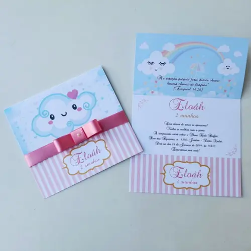 Convite Chuva De Amor Promoção