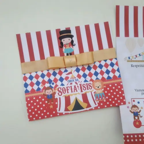 Convite Circo Menina
