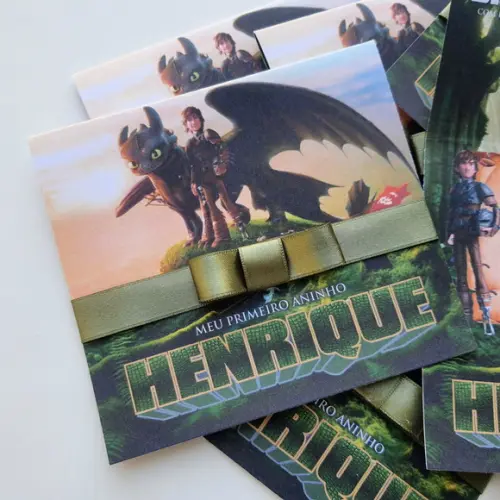 Convite Como Treinar Seu Dragão