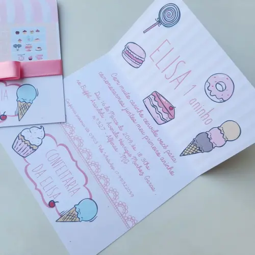 Convite Confeitaria Promoção