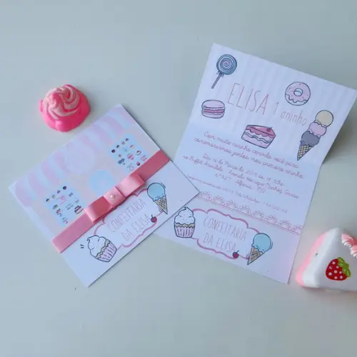 Convite Confeitaria Promoção