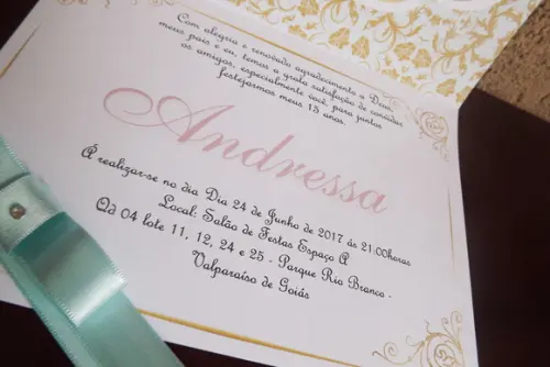 Convite de 15 anos