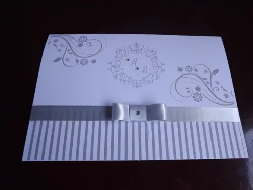 Convite de Bodas de Prata