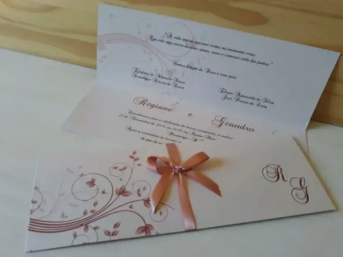 convite de casamento
