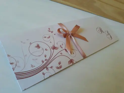 convite de casamento