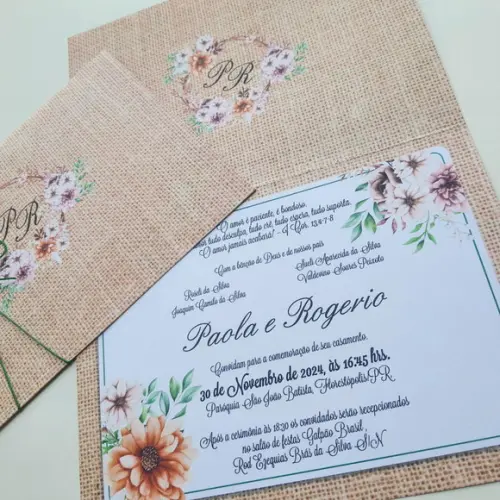 Convite de Casamento