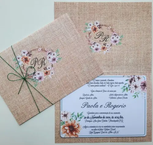 Convite de Casamento