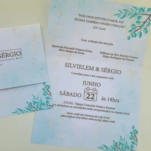 Convite de Casamento