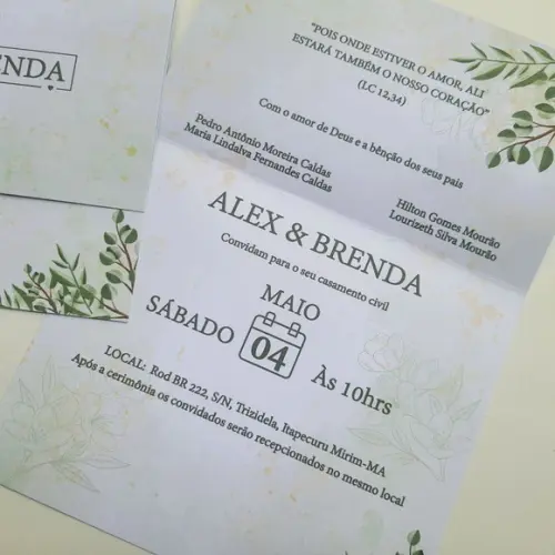 Convite de Casamento