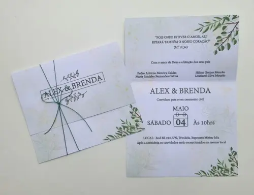 Convite de Casamento