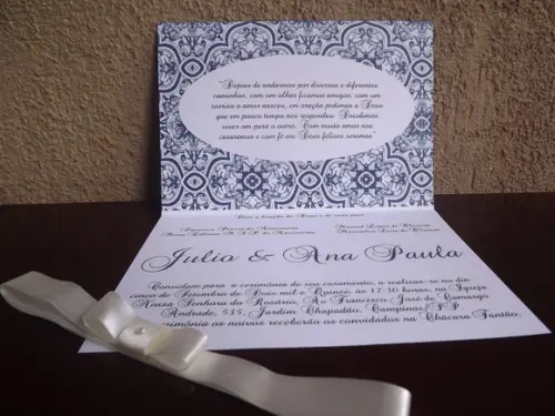 Convite de Casamento
