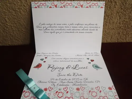 Convite de Casamento