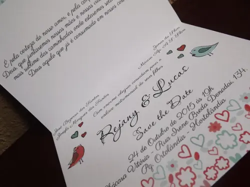 Convite de Casamento